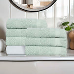 Rolla Cotton Geometric Jacquard Absorbent Hand Towel Set of 6