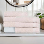 Rolla Cotton Geometric Jacquard Absorbent Hand Towel Set of 6