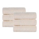 Rayon from Bamboo Eco-Friendly Fluffy Solid Hand Towel Set of 6
