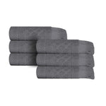Rolla Cotton Geometric Jacquard Absorbent Hand Towel Set of 6