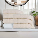 Rolla Cotton Geometric Jacquard Absorbent Hand Towel Set of 6
