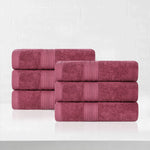Eco-Friendly Ring-Spun Cotton 6-Piece Hand Towel Set