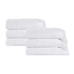 Rolla Cotton Geometric Jacquard Absorbent Hand Towel Set of 6
