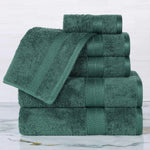Superior Rayon from Bamboo Heavyweight Assorted 6 Piece Towel Set