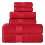 Eco-Friendly Ring Spun Cotton Towel Set 6 Piece