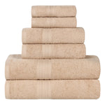 Eco-Friendly Ring Spun Cotton Towel Set 6 Piece