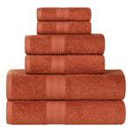 Eco-Friendly Ring Spun Cotton Towel Set 6 Piece