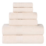 Eco-Friendly Ring Spun Cotton Towel Set 6 Piece