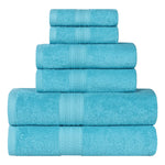 Eco-Friendly Ring Spun Cotton Towel Set 6 Piece