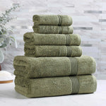 6-Piece Egyptian Cotton Plush Towel Set - Heritage