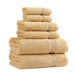 6-Piece Egyptian Cotton Plush Towel Set - Heritage