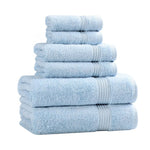 6-Piece Egyptian Cotton Plush Towel Set - Heritage