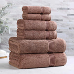 6-Piece Egyptian Cotton Plush Towel Set - Heritage