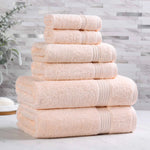 6-Piece Egyptian Cotton Plush Towel Set - Heritage