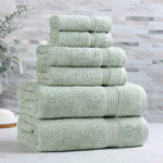 6-Piece Egyptian Cotton Plush Towel Set - Heritage