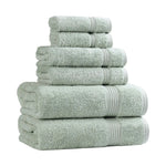 6-Piece Egyptian Cotton Plush Towel Set - Heritage