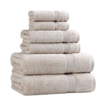 6-Piece Egyptian Cotton Plush Towel Set - Heritage