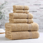 6-Piece Egyptian Cotton Plush Towel Set - Heritage