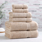 6-Piece Egyptian Cotton Plush Towel Set - Heritage