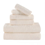 Rayon from Bamboo Cotton Blend Plush Towel Set 6-Piece - Sierra