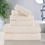Rayon from Bamboo Cotton Blend Plush Towel Set 6-Piece - Sierra