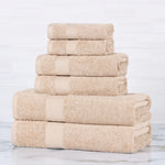 6-Piece Egyptian Cotton Bath Towel Set - Kendell