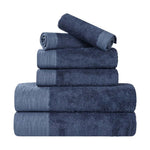 Rayon from Bamboo Cotton Blend Plush Towel Set 6-Piece - Sierra