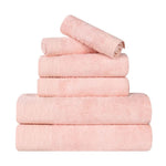 Rayon from Bamboo Cotton Blend Plush Towel Set 6-Piece - Sierra