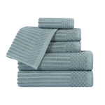 Soho Ribbed Cotton Towel Set 6 Piece