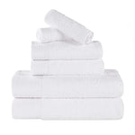 Rayon from Bamboo Cotton Blend Plush Towel Set 6-Piece - Sierra