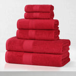 Eco-Friendly Ring Spun Cotton Towel Set 6 Piece