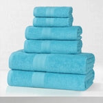 Eco-Friendly Ring Spun Cotton Towel Set 6 Piece
