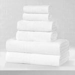 Eco-Friendly Ring Spun Cotton Towel Set 6 Piece