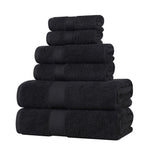 Superior Oregon Organic Cotton Medium Weight Solid 6-Piece Towel Set