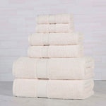 Superior Oregon Organic Cotton Medium Weight Solid 6-Piece Towel Set