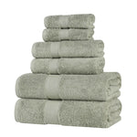 Superior Oregon Organic Cotton Medium Weight Solid 6-Piece Towel Set