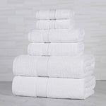 Superior Oregon Organic Cotton Medium Weight Solid 6-Piece Towel Set