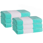 Cabana Stripe Oversized Cotton Beach Towel Sets