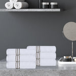 Ultra Plush Turkish Cotton Hand Towels – 6 Piece