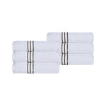 Ultra Plush Turkish Cotton Hand Towels – 6 Piece
