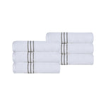Ultra Plush Turkish Cotton Hand Towels – 6 Piece