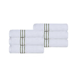 Ultra Plush Turkish Cotton Hand Towels – 6 Piece