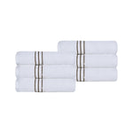 Ultra Plush Turkish Cotton Hand Towels – 6 Piece