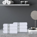Ultra Plush Turkish Cotton Hand Towels – 6 Piece