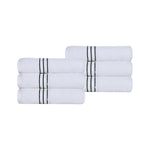 Ultra Plush Turkish Cotton Hand Towels – 6 Piece