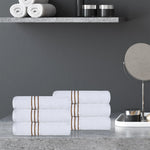 Ultra Plush Turkish Cotton Hand Towels – 6 Piece