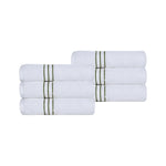 Ultra Plush Turkish Cotton Hand Towels – 6 Piece