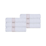 Ultra Plush Turkish Cotton Hand Towels – 6 Piece