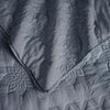 Boho Blue Quilt Queen Size Bedding Sets with Pillow Sham, Bohemian Lightweight Soft Bedspread Coverlet, Farmhouse Quilted Blanket Thin Comforter Bed Cover for All Season, 3 Pieces, 90X90 Inches