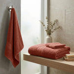 3-Piece Cotton Towel Set Plush Terry Towels Atlas